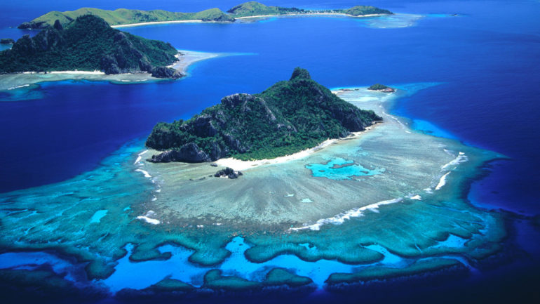 Monukiri and Monu Islands. Fiji Islands