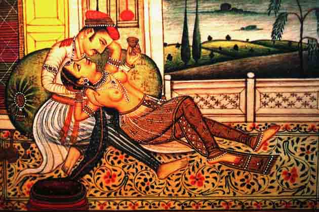 This picture postcard was distributed by the private Indian Health Organisation (IHO) at a four-day International AIDS conference which ended in Manila on October 29.  It illustrates the Kama Sutra, the world's oldest treatise on sex, written in India 1,500 years ago.  The IHO says Kama Sutra's 64 different postures for sexual intercourse offers couples enough variety to keep together rather than seek excitement elsewhere.